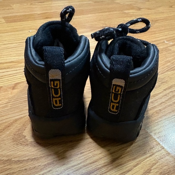 NIKE ACG Vintage Black Suede Hiking Boots 980810 2c - Picture 3 of 7